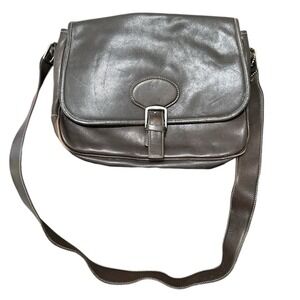 Vintage Coach Bag Leather Brown #7750 Hampton Messenger Shoulder‎ Cross Body Bag